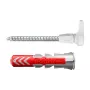 Sraigtinio kablio ir sieninių kaiščių rinkinys Fischer 564169 25 vnt. Plastikinis 8 mm