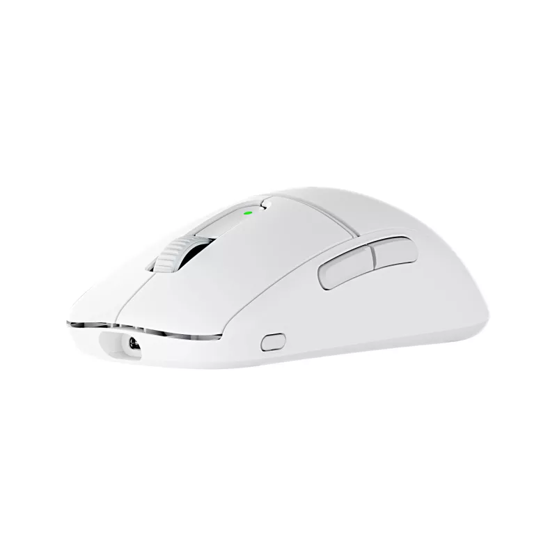 Turtle Beach Burst II Air White – 2,4 GHz belaidis žaidimų pelė: 47 g itin lengva, optiniai jungikliai, 26K DPI optinis jutiklis, Bluetooth, 120 val. baterija