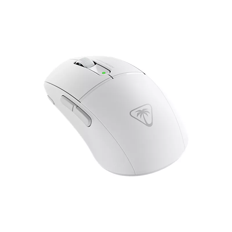 Turtle Beach Burst II Air White – 2,4 GHz belaidis žaidimų pelė: 47 g itin lengva, optiniai jungikliai, 26K DPI optinis jutiklis, Bluetooth, 120 val. baterija