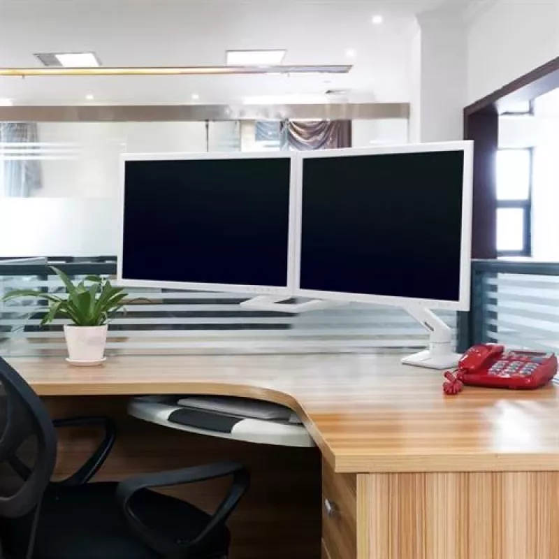 ERGOTRON Hx Desk dvigubas monitoriaus laikiklis baltas (45-476-216)