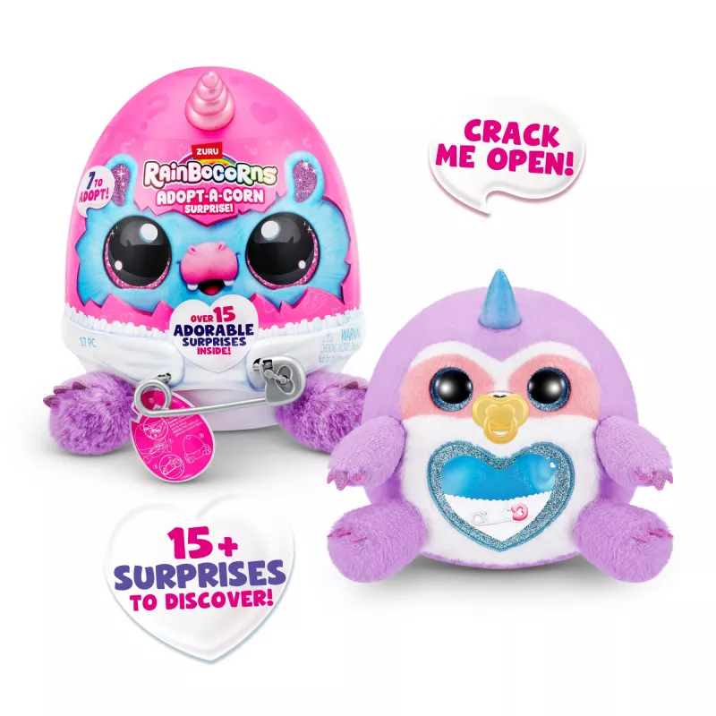 Žaislinė figūrėlė Zuru Rainbowcorns Adopt-A-Corn Surprise — asorti kolekcinė mini figūrėlė (asorti prekė)