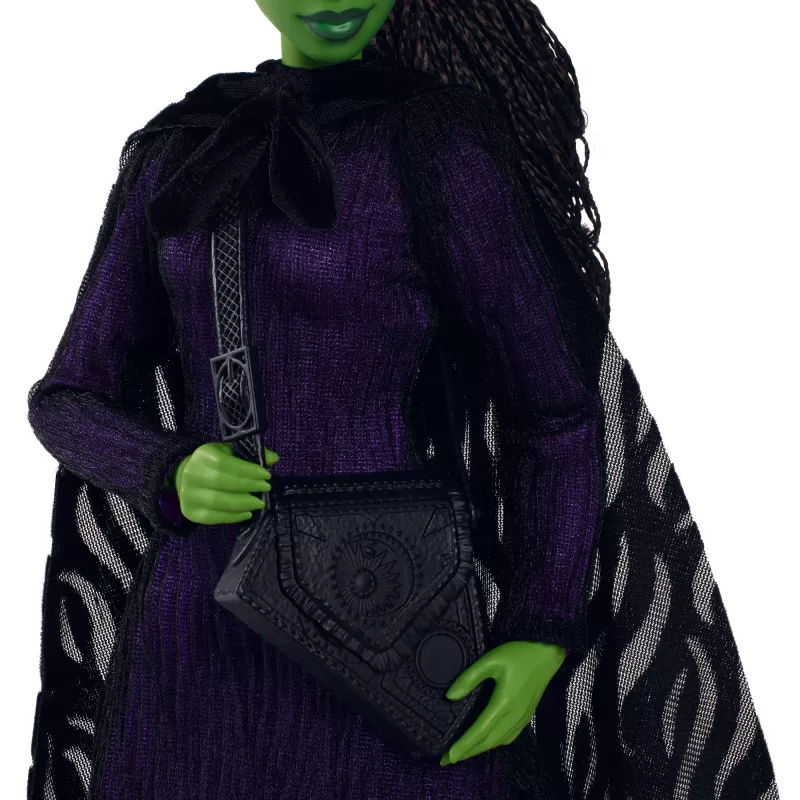 Kolekcinė lėlė MATTEL Wicked Deluxe Elphaba HXY38 – personažo figūrėlė, lankstoma, detalus kostiumas