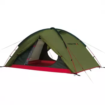High Peak Woodpecker 3 palapinė — 3 vietų, žalia-raudona, modelis N0802
