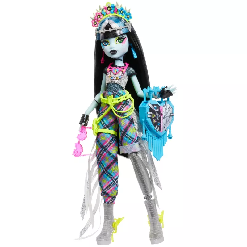 Lėlė MATTEL Frankie Stein Monsterfest HXH79 — Monster High kolekcinė mados lėlė