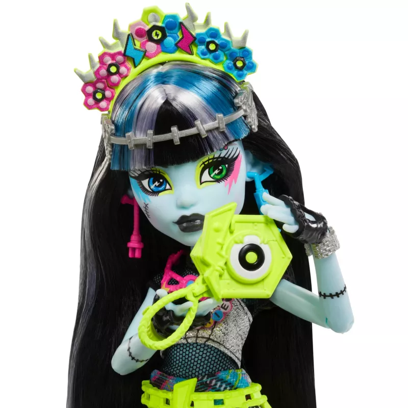 Lėlė MATTEL Frankie Stein Monsterfest HXH79 — Monster High kolekcinė mados lėlė