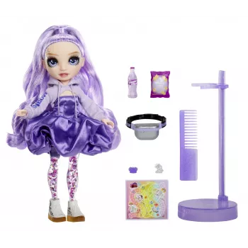Rainbow High Sparkle & Shine mados lėlės - Viola (Violetinė), Mados lėlė, Moteriška, 4 m., Berniukas/Mergaitė, 280 mm, Įvairiaspalvė