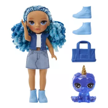 Rainbow High Littles lėlytės – Sapphire (Mėlyna), Mados lėlė, Moteriška, 4 m., Berniukams/Mergaitėms, Įvairiaspalvė