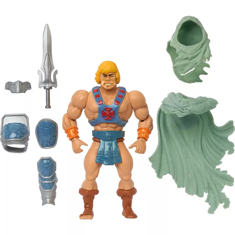 Veiksmo figūrėlė MATTEL Masters of the Universe Origins Stealth Ninja He-Man HTH18 kolekcinis žaislas 5,5–6 col. skalė