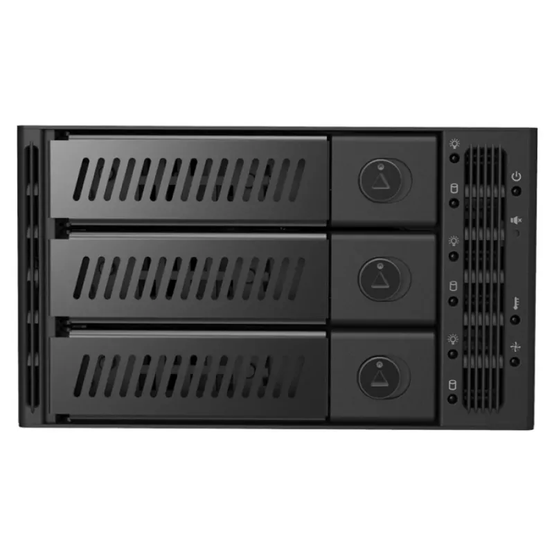 Chieftec CMR-2131SAS diskų įrengimo skydelis Juoda
