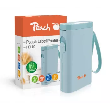 Peach PE110 etikečių spausdintuvas Tiesioginis terminis 203 x 203 DPI 60 mm/sek Belaidis Bluetooth