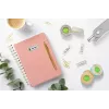 Etikečių spausdintuvo keičiamieji ritinėliai PEACH PE-110 — 3 ritinėliai, spalvos B/C/Y
