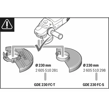 Dulkių ištraukimo sistema Bosch GDE 230 FC-S Professional