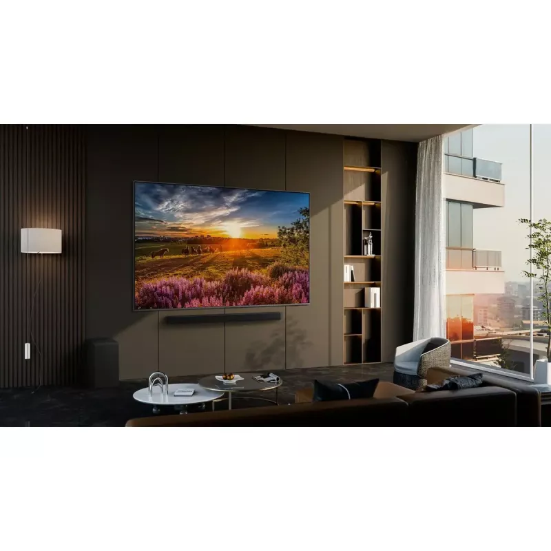 Samsung Q80D GQ85Q80DATXZG TV 2.16 m (85 coliai) 4K Ultra HD išmanusis televizorius su Wi-Fi, sidabrinis