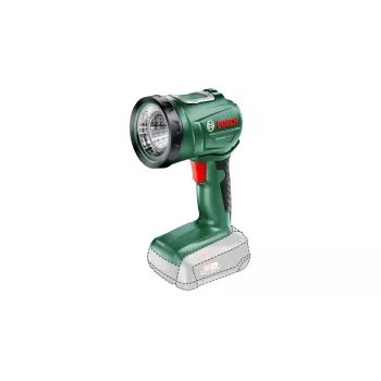 Bosch UniversalLamp 18 Juoda, Green LED
