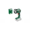 Bosch UniversalLamp 18 Juoda, Green LED