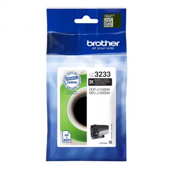 Brother LC3233BK rašalo kasetė 1 vnt. Originali standartinės talpos juoda