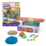 Kinetic Sand, Project Planet Turtle Beach su 14oz žaidimų smėliu, įrankiais ir formomis, iš tvarių ekologiškų medžiagų, sensoriniai žaislai vaikams