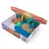 Kinetic Sand, Project Planet Turtle Beach su 14oz žaidimų smėliu, įrankiais ir formomis, iš tvarių ekologiškų medžiagų, sensoriniai žaislai vaikams