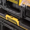 Įrankių laikymo dėžė DeWALT ToughSystem 2.0 juoda permatoma geltona 6 kišenės