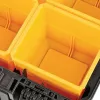 Įrankių laikymo dėžė DeWALT ToughSystem 2.0 juoda permatoma geltona 6 kišenės