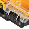 Įrankių laikymo dėžė DeWALT ToughSystem 2.0 juoda permatoma geltona 6 kišenės