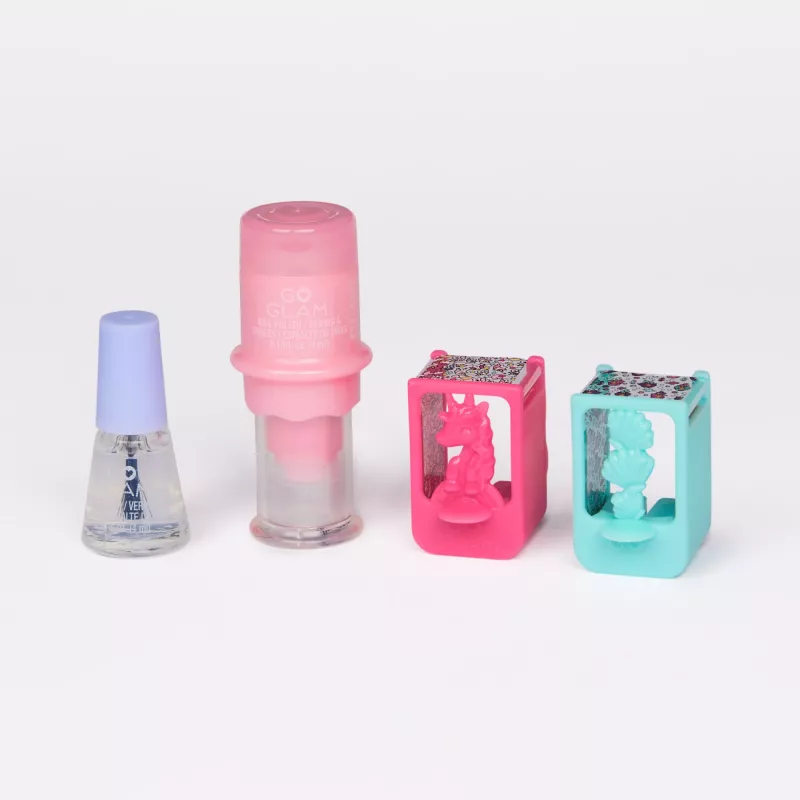 Cool Maker, GO GLAM nagų rinkinio papildymas, vienaragio ir undinėlės dizainai, stilizuokite 80 nagų (pakuotė gali skirtis), menų ir amatų žaislai vaikams nuo 7 metų
