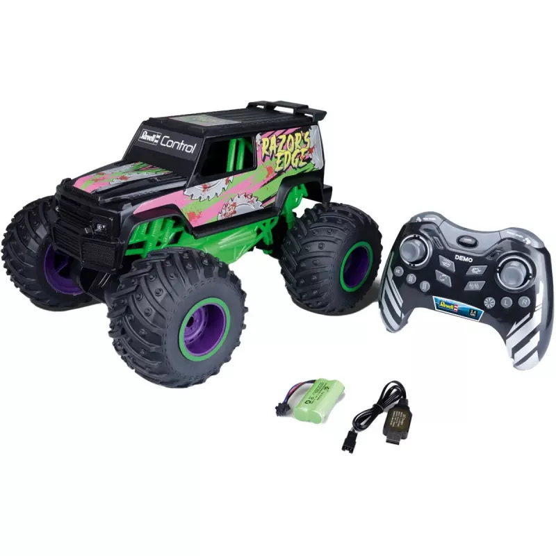 RC monstrų sunkvežimis REVELL Razors Edge 1:10 mastelio bekelės (modelis 24681)