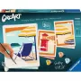 Ravensburger tapybos rinkinys “CreArt Gallery Wall Set” “Paplūdimyje” 23901 — tapybos užsiėmimų rinkinys su rėmeliais