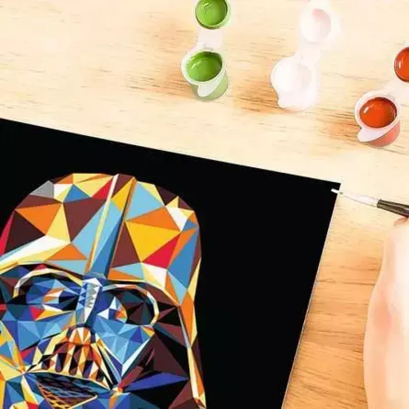 Tapybos rinkinys Ravensburger CreArt Star Wars - Darth Vader, modelis 23731, tapymo pagal skaičius rinkinys