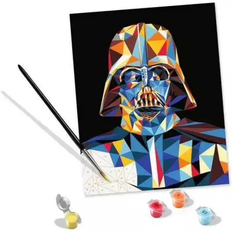 Tapybos rinkinys Ravensburger CreArt Star Wars - Darth Vader, modelis 23731, tapymo pagal skaičius rinkinys