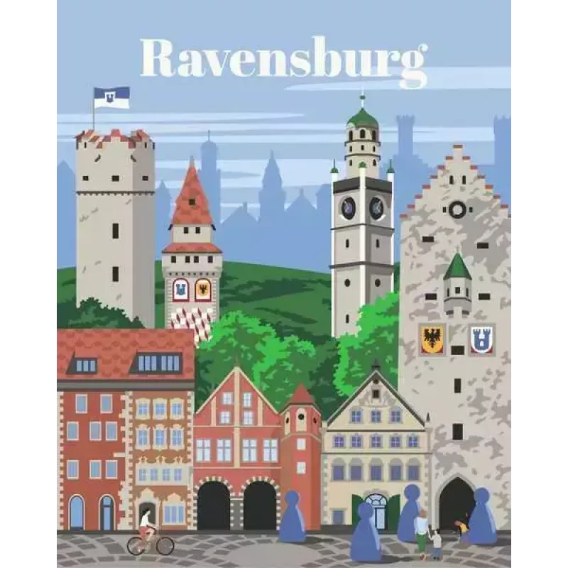 Tapybos rinkinys Ravensburger CreArt — Spalvingasis Ravensburgas (Ravensburger)