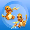 MEGA Pokémon Build & Show Charmander žaislinis konstravimo rinkinys, 4 colių aukščio,