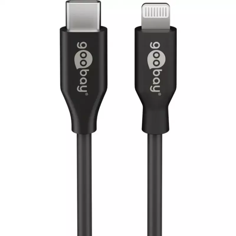 GOOBAY Charger 64574 30W USB-C PD į Apple Lightning laidas 1 m, juodas