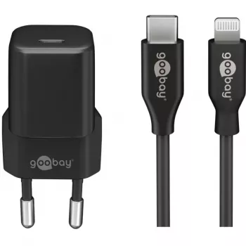 GOOBAY Charger 64574 30W USB-C PD į Apple Lightning laidas 1 m, juodas