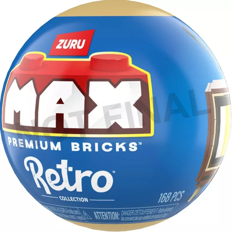 MAX Premium Retro statybinių kaladėlių kolekcija ZURU