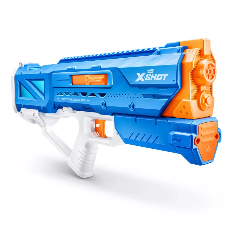 Pistoletinis vandens šautuvas Zuru XSHOT Hydra Pulse Motor Soaker — integruotas bakelis, 9 m nuotolis, plastikas, amžius 8+