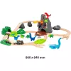 Geležinkelio žaidimų rinkinys Ravensburger Dinosaur Deluxe Set BRIO World 63610400 su interaktyviomis funkcijomis
