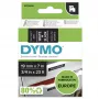 Autentiškos DYMO D1 etiketės | Baltas spausdinimas ant juostos juodame fone | 19 mm x 7 m | Lipnios etiketės, skirtos „LabelManager“ etikečių kūrimo įrenginiams | Pagaminta Europoje