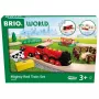 Ravensburger BRIO World Raudonasis Lola ūkio traukinio rinkinys – medinis žaislinis traukinio žaidimų rinkinys