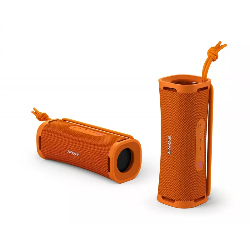 Nešiojamas Bluetooth garsiakalbis Sony ULT FIELD 1 — vieno vamzdelio dizainas, 30 W RMS (20 W žemų dažnių + 10 W aukštų dažnių), IP67, 12 val. baterija, Bluetooth 30 m, juodas