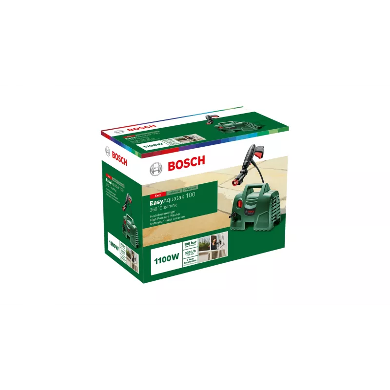 Bosch Easy Aquatak 100 slėginė plovykla Kompaktiška Elektrinė 270 l/val. 1100 W Žalia