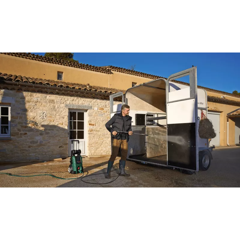 Bosch AdvancedAquatak 150 slėginė plovimo mašina vertikalios formos elektrinė 510 l/h 2200 W juoda, žalia