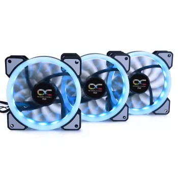 Ventiliatorius Alphacool Eiszyklon Aurora LUX Digital RGB 12 cm permatomas