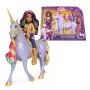 Unicorn Academy, Sophia ir interaktyvus vaivorykštės šviesa šviečiantis žaislas Vienaragis Wildstar su šviesomis, garsais ir muzika, lėlės ir vienaragių žaislai 4 metų ir vyresnėms mergaitėms