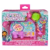 Deluxe kambario žaidimų rinkinys Spin Master Gabby's Dollhouse — Sveikatingumo kambarys su mangutos žaidimo figūrėle