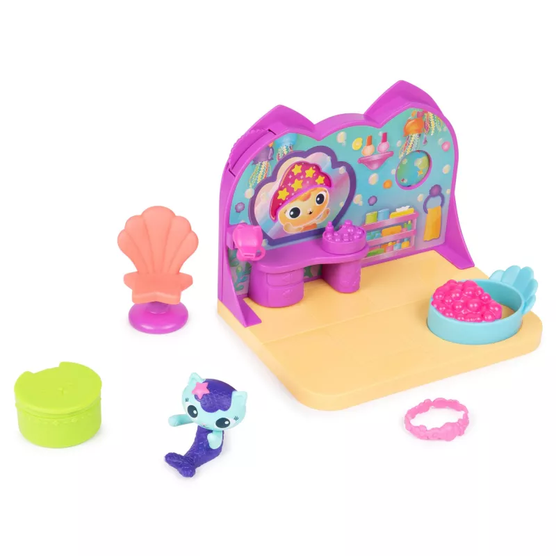 Deluxe kambario žaidimų rinkinys Spin Master Gabby's Dollhouse — Sveikatingumo kambarys su mangutos žaidimo figūrėle