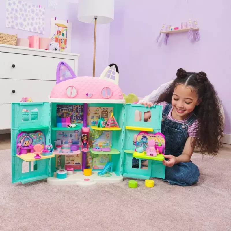 Figūrėlių rinkinys Spin Master Gabby's Dollhouse karnavalo kambarys – kolekcionuojamų žaidimo figūrėlių rinkinys