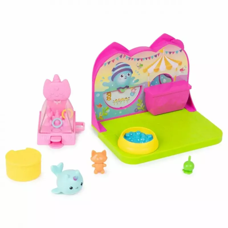 Figūrėlių rinkinys Spin Master Gabby's Dollhouse karnavalo kambarys – kolekcionuojamų žaidimo figūrėlių rinkinys