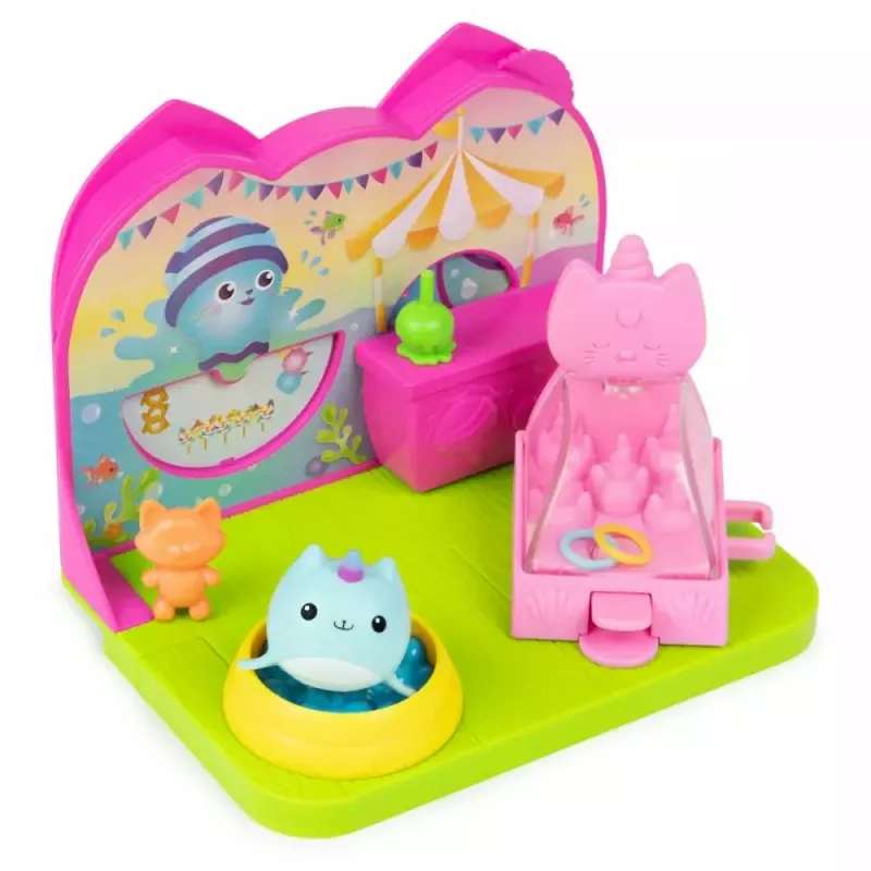 Figūrėlių rinkinys Spin Master Gabby's Dollhouse karnavalo kambarys – kolekcionuojamų žaidimo figūrėlių rinkinys