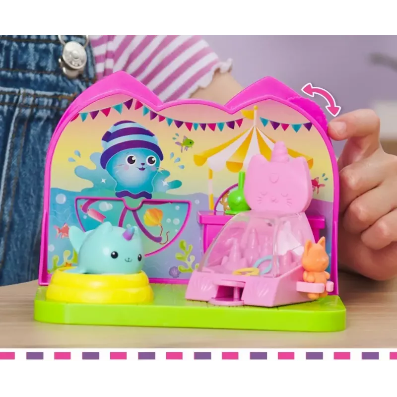 Figūrėlių rinkinys Spin Master Gabby's Dollhouse karnavalo kambarys – kolekcionuojamų žaidimo figūrėlių rinkinys